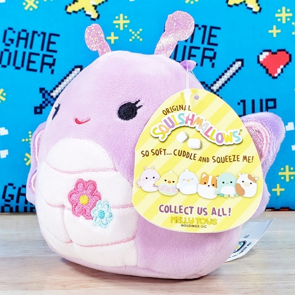 Squishmallow Brenda the Butterfly 4.5" UltraSoft Easter Holiday Plush Toy NWT - Picture 6 of 12